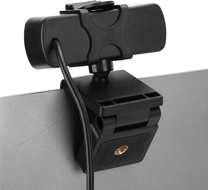 1080P Business Webcam with Noise Cancelling Microphone 3.26mm Length 110° Wide Angle Lens USB PTZ Camera for Video Calls Conference for for iOS
