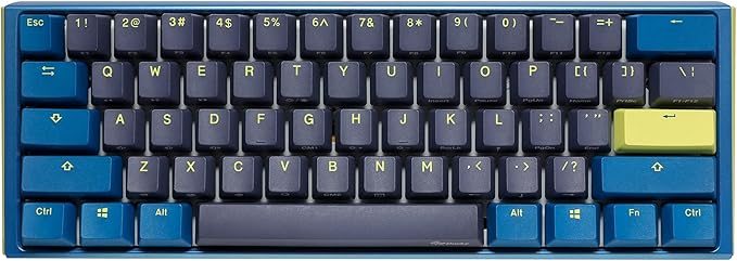 Ducky One 3 Mini Daybreak 60% Mechanical Keyboard: Quack Mechanics Dampening Hot-Swappable Cherry MX Red Switches High-Density PBT Tripleshot Keycaps RGB US