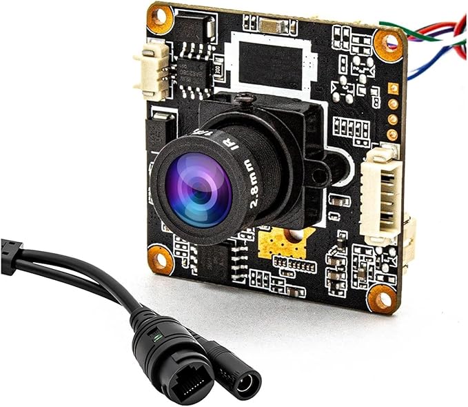 2mm 108 Degree Wide Angle Lens IP Mini Camera Module 3MP 25FPS POE48V Webcam M12 Mount Lens Security Camera Board