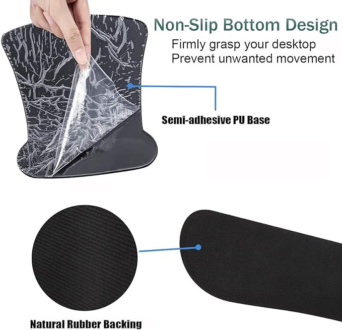 Keyboard Wrist Support + Wrist Mousepad + Coaster Combination Non-Slip PU Base with Gel Memory Mousepad Suitable for Gaming Office Pain Relief Mousepad Set - Cute Dog Paw Prints