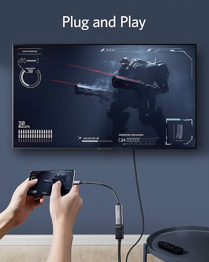 Anker 555 USB-C Hub (8-in-1) with USB-C to DisplayPort Adapter