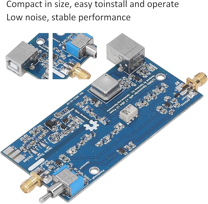 125MHz SDR Upconverter Set Variable Frequency Upconverter Board for RTL2832+R820T2 Receiver