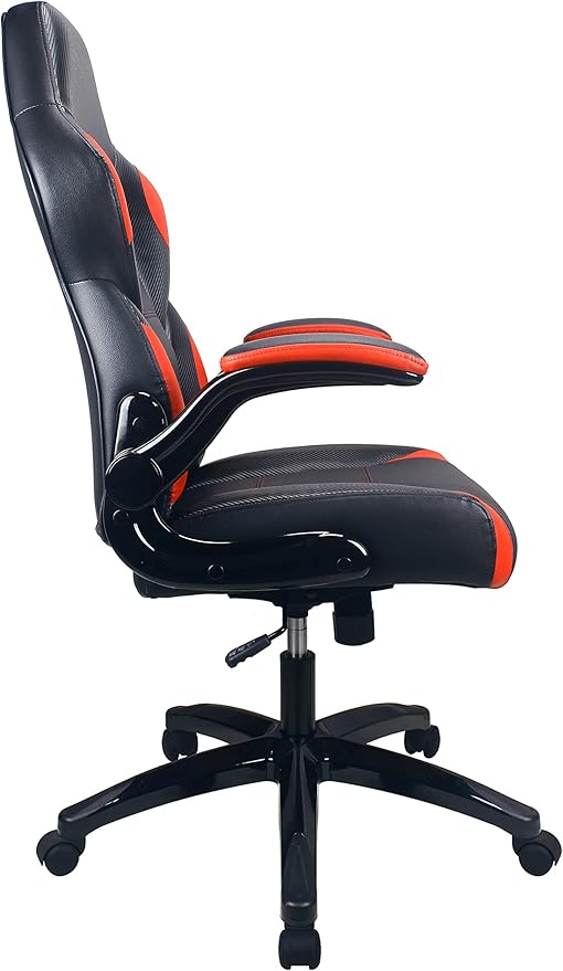 Playr Faux Leather Ergonomic Gaming Chair from Raynor Gaming (Red)