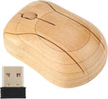 Restokki 2.4GHz Bamboo Optical Mouse PC Laptop Computer Wooden Wood