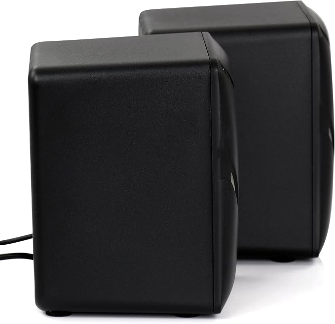 beFree Sound Dual Compact LED Gaming Speakers Black
