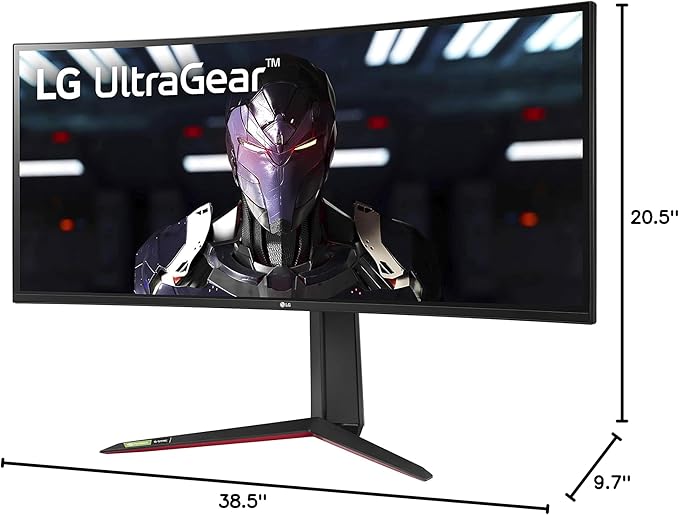 LG UltraWide QHD 34-Inch Computer Monitor 34WP65C-B VA with HDR 10 Compatibility and AMD FreeSync Premium Black