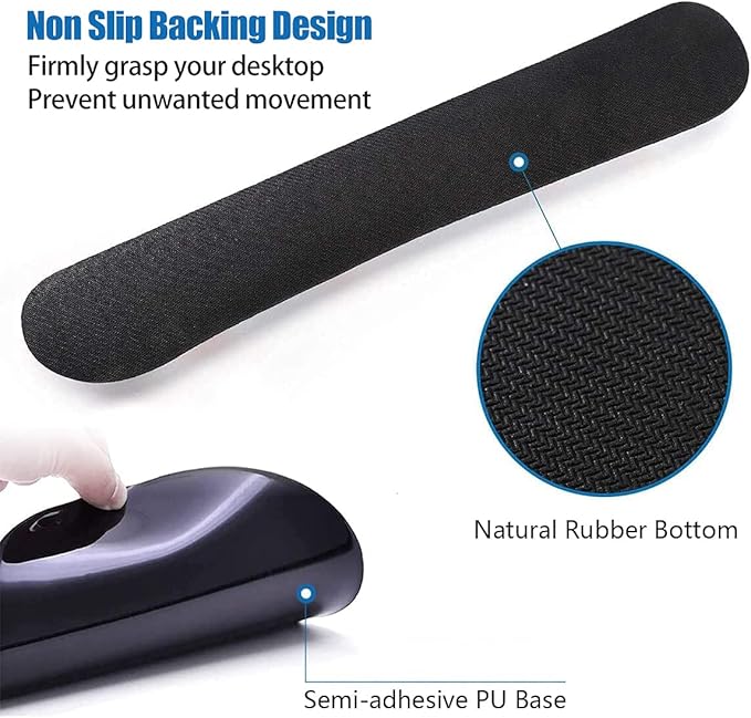 Keyboard Wrist Rest and Mouse Pad Wrist Rest Support Non-Slip PU Base Ergonomic Gaming Mousepad for Home Office Working Studying Easy Typing &amp Pain Relief - Sunflower and Purple Butterfly