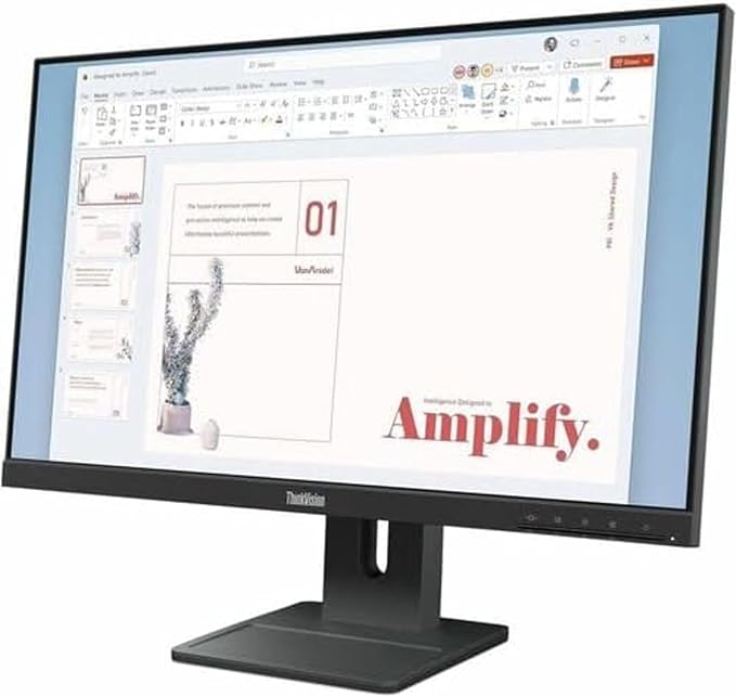 Lenovo ThinkVision E24-40 24 Class Full HD LED Monitor - 16:9 - Raven Black - 23.8 Viewable - in-Plane Switching (IPS) Technology - WLED Backlight - 1920 x 1080-16.7 Million Colors - 250 Nit - 4 m