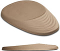 Ergonomic Mouse Pad Wrist Support Mouse Pad with Wrist Rest Entire Memory Foam &amp Non-Slip PU Base MousePads with Stepped-Wedge Design for Pain Relief Desk Office Home Beige