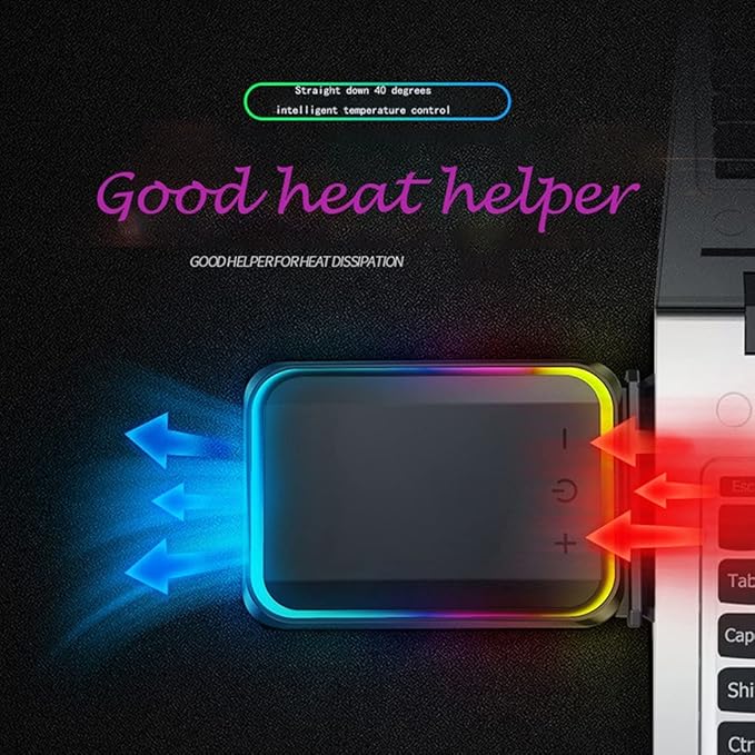 Vacuum Portable Notebook Laptop Cooler Air External Extracting Cooling Fan for Laptop Speed Adjustable
