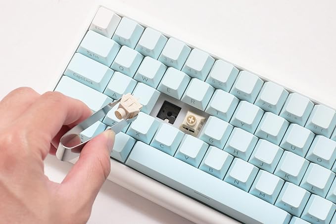 Ducky ProjectD Tinker 65 POM Edition 65% Hotswap RGB Double Shot PBT Mechanical Keyboard Kailh Box Cream Pro