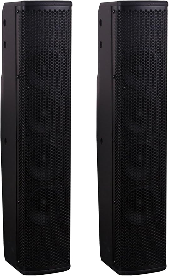 MuxLab 500220 Dante Two Column Speakers PoE 60 Watts