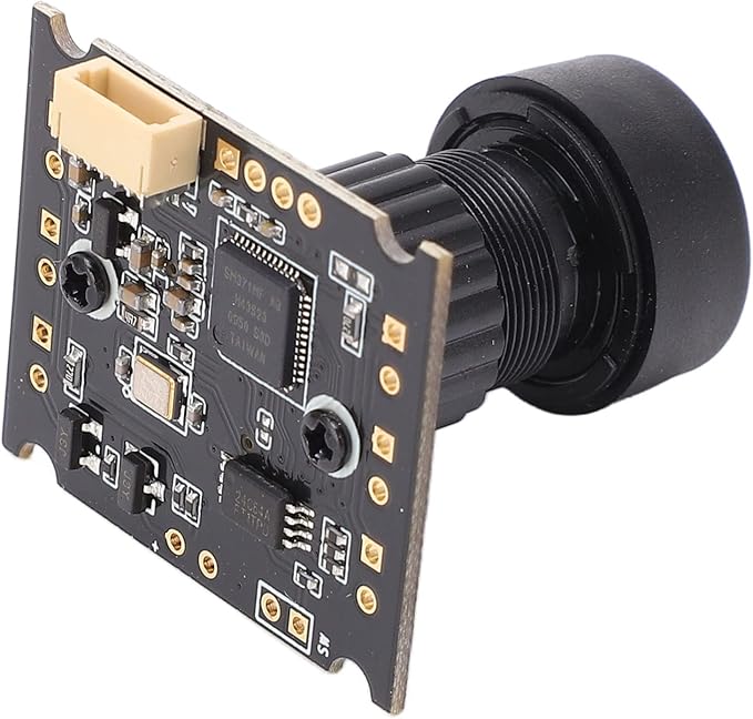 Camera Module with 0.3MP USB 2.0 Interface Black 98° Wide Viewing Angle - High Bandwidth Good Compatibility Easy Installation for Versatile Use