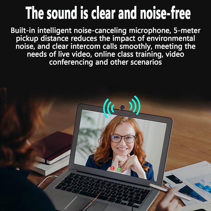 PEGATISAN 1080P Webcams Eye Contact Computer Camera Center Cam with Microphone 120°Wide-Angle Mini USB Cameras Webcam for Zoom/Skype/Teams Conferencing/Calling/Gaming Laptop