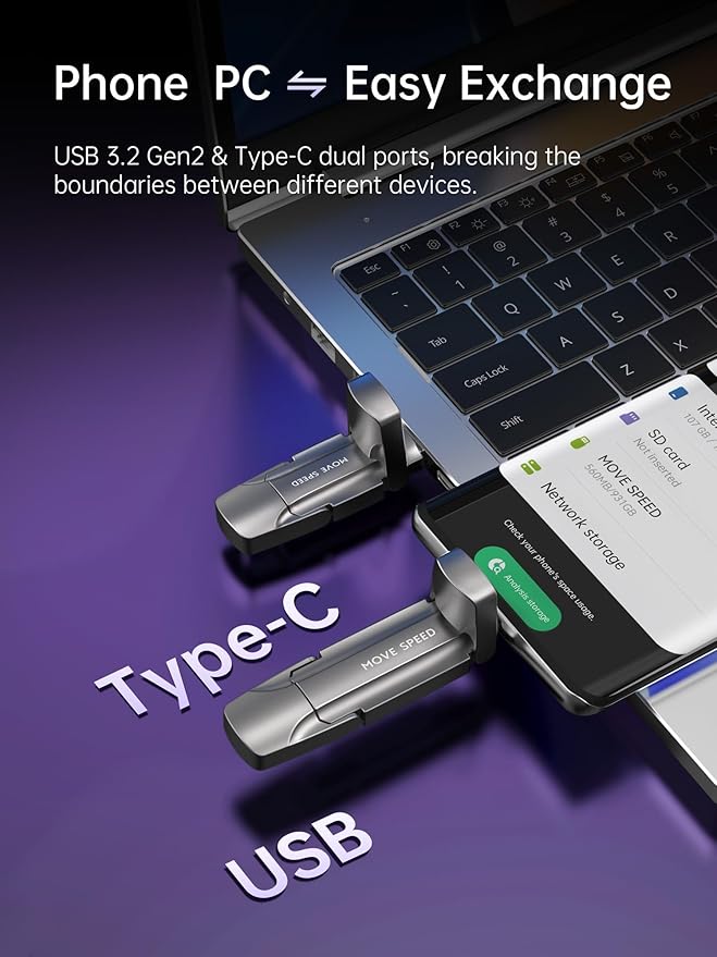 MOVE SPEED 1TB 1000MB/s USB Drive