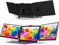 2K Laptop Screen Extender - 13 IPS 1440P Triple Screen Laptop Monitor Extender Plug &amp Play Multi Screen Attachment for 13-17 Laptops Compatible with Wins Mac Dex Chrome Travel Gaming Work