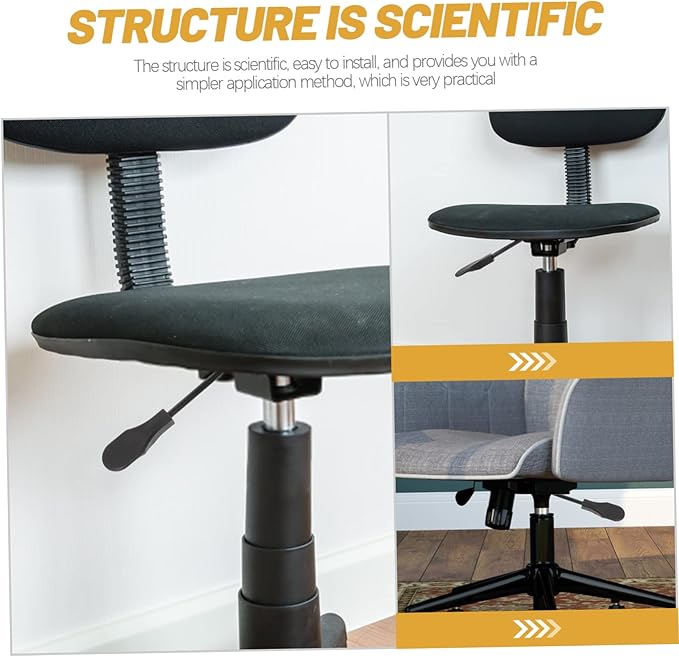 Chair Tilt Control Mechanism Heavy Duty Swivel Base Mount for Office Gaming and Desk Chairs Sturdy Construction Design