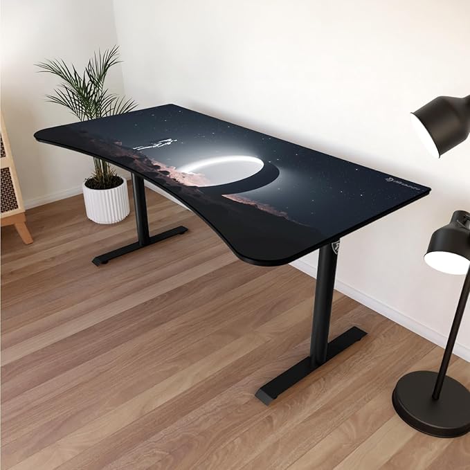 Arozzi Arena Gaming Desk Mat Full Surface Custom Desk Pad Interchangeable Water Resistant &amp Washable Computer Desk Mouse Pad with Stitched Edges (D028)