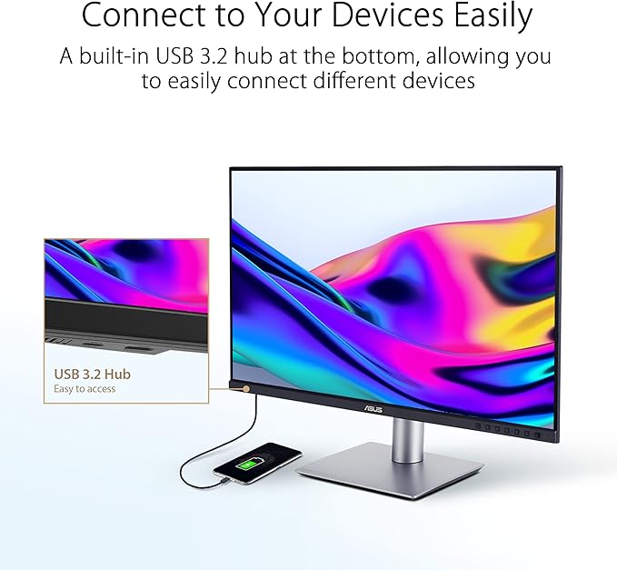 ASUS ProArt Display 32” (31.5 viewable) Professional Monitor (PA329CRV)(Renewed)