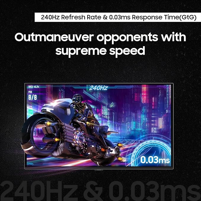 Samsung 27 Odyssey OLED G6 QHD 240Hz 0.03ms FreeSync Premium Pro Gaming Monitor Flicker Free VESA Mount (100mm) HDMI &amp Dockztorm USB Port Expander Silver (LS27DG612SNXZA - 2026 Latest Model)