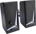 Dpofirs USB Powered Computer Speakers for Desktop RGB Laptop Speaker with 7 Dynamic Effects for PC 10W Stereo External Speakers