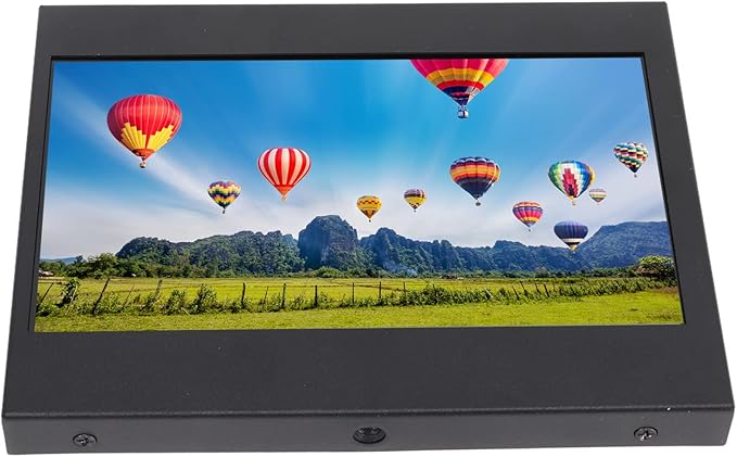 7 Inch Capacitive Touch Screen Display Portable HD Color Screen 1024x600 Resolution with HD Multimedia Interface and Input USB Touch Screen for PC Laptop Gaming DVR