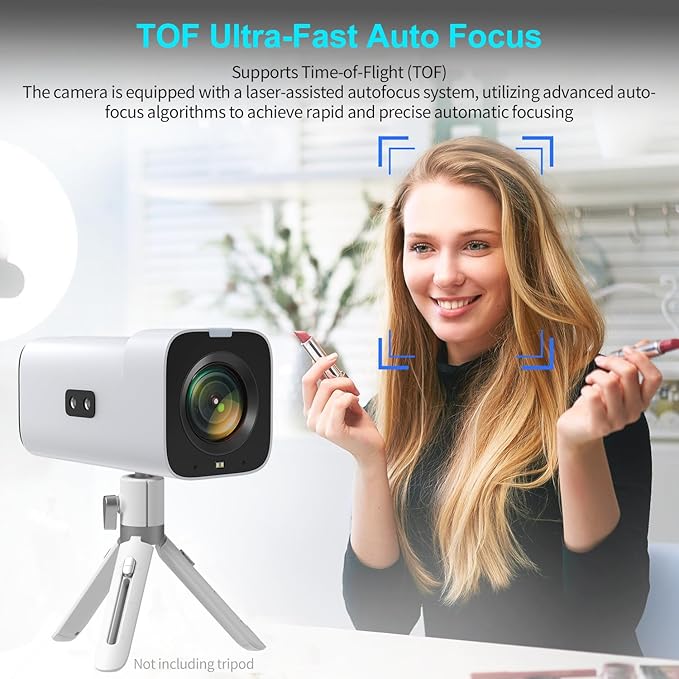 TOALLIN 4K 60FPS Box Video Camera 20X Optical Zoom Support PoE/SDI/HDMI/USB TOF AutoFocus Built-in Dual Mics Live Streaming Camera for Church Worship Online Education &amp Video Conferencing