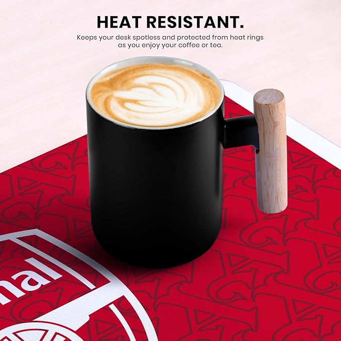 Head Case Designs Officially Licensed Arsenal FC Home 2025/26 Kit 23.62 x 11.81 x 0.12 inches (600 x 300 mm) - L Gaming Office Desk PC Keyboard Mouse Mat Pad