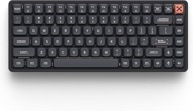 IQUNIX Magi75 Low Profile Wireless Mechanical Keyboard 75% Layout Hot-Swappable RGB Backlit Full Aluminum VIA Customizable Mac/Windows/Linux Tri-Mode