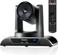 Tenveo 4K AI Auto-Tracking PTZ Camera 3X Optical Zoom USB3.0/HDMI/RS232 93° Wide-Angle UHD 4K 30FPS for Video Conferencing Business Meetings Live Streaming Church Worship Zoom Teams OBS