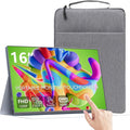 Portable Monitor Touchscreen 16 Inch 1200P Metal Ultra-Thin Portable Display with Leather case and Travel Bag Display HDMI USB C External Display Suitable for Laptop Xbox Switch
