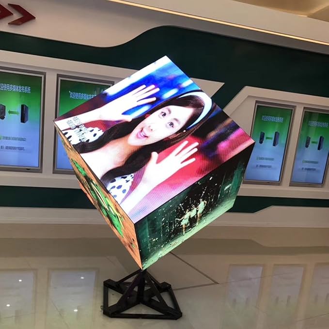 Led Matrix 64x32 Pixel 4MM Led Panels Digital Module Indoor Flexible for Special Shapes Display Screen RGB led Board Hub-75 2121SMD (P4-256x128mm RGB-Full Color)