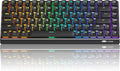 Camiysn Wireless RGB Mechanical Keyboard Moon84 Triple Mode 2.4GHz/BT/USB-C Wired Office Black Keyboard for Computer/Desktop/PC/Laptop/Surface/Smart TV and Windows 10/8/7（Brown Switches）