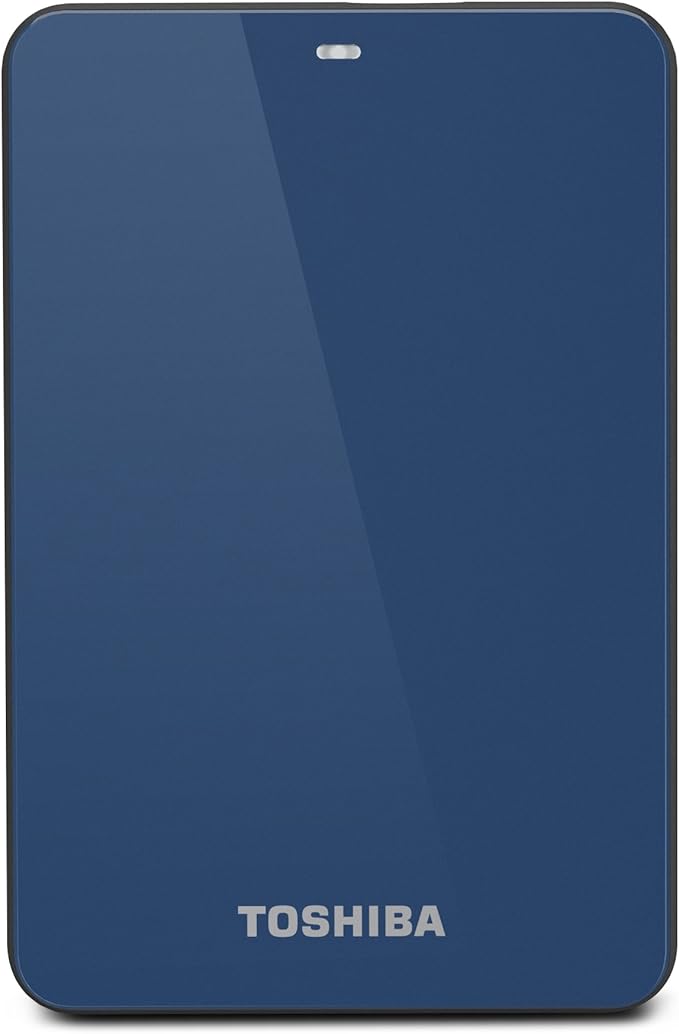 Toshiba Canvio 1.0 TB USB 3.0 Portable Hard Drive - HDTC610XL3B1 (Blue)