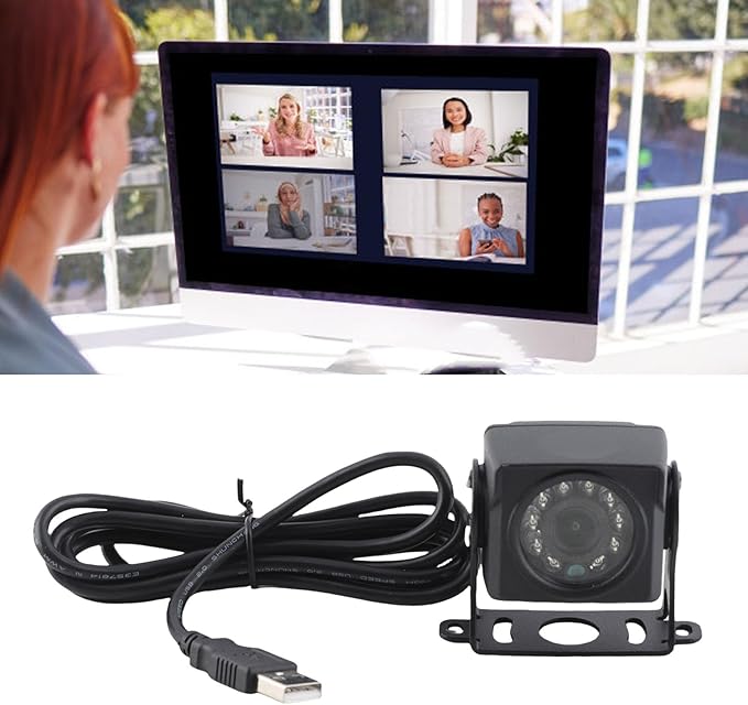 Yoidesu USB Camera Module Supports UVC Protcol OTG Functions Mini UVC USB2.0 Video Webcam with CMOS Photosensitive Chip IP67 Water Proof for Android Wince OS X (5MP)