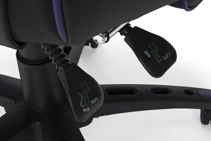 RESPAWN 110 Ergonomic Gaming Chair with Footrest Recliner - Racing Style High Back PC Computer Desk Office Chair - 360 Swivel Adjustable Lumbar Support Headrest Pillow Padded Armrests 2019 Purple