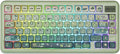 KiiBoom Phantom81 Lite 75% Gasket Mechanical Keyboard QMK&ampVIA Programmable 3 Modes Wireless Gaming Keyboard RGB Backlights ABS Case + UV Tech Hot-Swappable for Windows/Mac/Linux (Green)