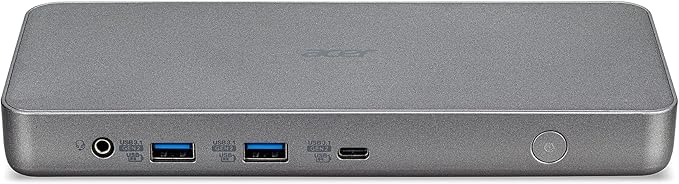 Acer 15 in 1 USB Type-C Docking Station Certified by Google up to 3 Monitors (2 x HDMI + 2 x DP) 65W PD Power 7 USB Ports RJ45 Ethernet Dock for All Chromebooks - Acer Dell HP Lenovo ASUS