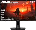 ASUS TUF Gaming 27 2K HDR Monitor - QHD (2560 x 1440) 165Hz 1ms Extreme Low Motion Blur Speaker G-SYNC Compatible DisplayPort &amp 2 x HDMI Height/Tilt/Pivot/Swivel VESA Black
