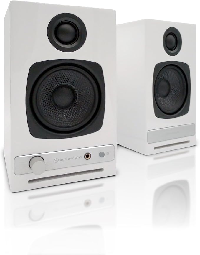 Audioengine A2 HD Computer Speakers with Subwoofer and DS1M Stands