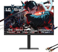 LG 27 inch QHD Monitor | 300Hz -1ms | AMD FreeSync Premium G-SYNC Compatibility | USB-C HDMI 2.1 | Built-in Speaker | Tilt/Height/Pivot Adjustable Stand | W/HDMI