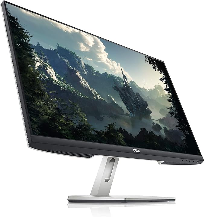 Dell 27-inch QHD 1440p (2560 x 1440) IPS Ultra-Thin Bezel Monitor 75Hz Refresh Rate ADM FreeSync HDMI DisplayPorts Built in Speakers VESA Certified Sliver