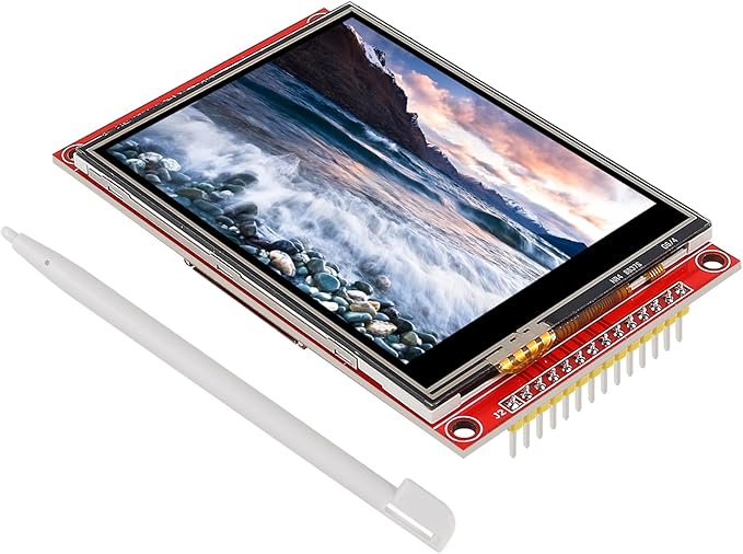 2pcs 3.2 SPI TFT LCD Display Touch Panel ILI9341 240x320 TFT LCD Touch Screen Shield 5V/3.3V STM32 Display Module SPI Serial with Touch Pen