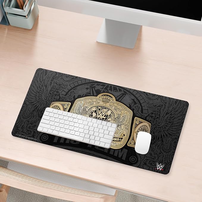 Head Case Designs Officially Licensed WWE Tag Team Wrestling Championship Title Belts 23.62 x 11.81 x 0.12 inches (600 x 300 mm) - L Gaming Office Desk PC Keyboard Mouse Mat Pad