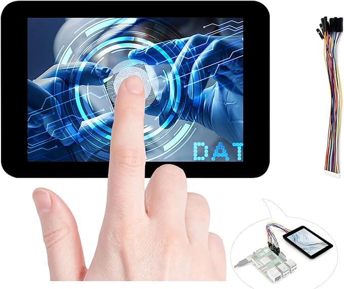 3.5inch Capacitive Touch Screen Compatible with Raspberry Pi 5/4B/3B+/Zero/Zero W/Zero 2W/Pico/Pico W/Pico 2/Pico 2 W/ ESP32 /Ar-duino IPS Display 320x480 Resolution SPI and I2C Control Interfaces