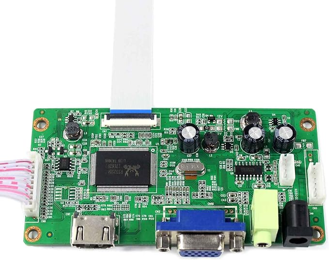 VSDISPLAY VGA LCD Controller Board VS-RTD2556HV-V1 Work for 1366x768 B116XAN02.0 B116XAN02.2 M133NWN1 R1 R3 R4 M140NWR4 R1 R2 B156XTN03.1 B156XTN03.3 B116XAN02.4 30 Pin EDP WLED LCD Screen