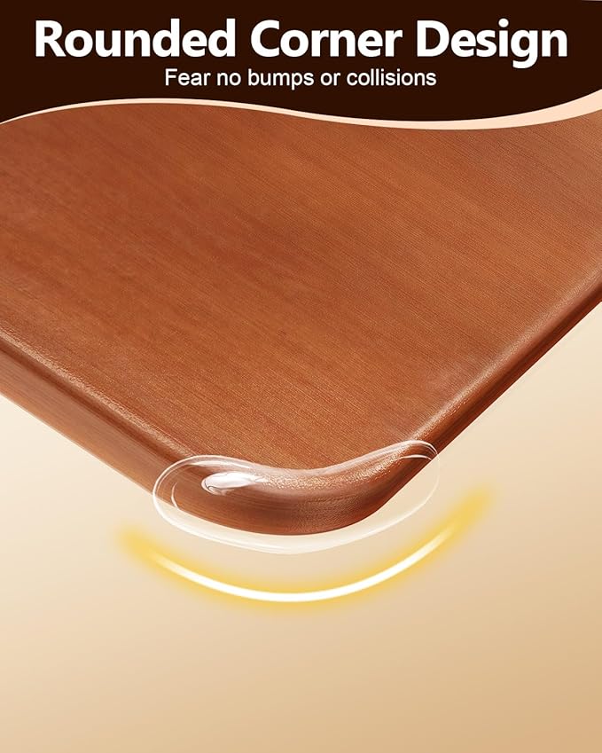 Ergonomic Desk Extender Tray 8.2x7.6 Table Mount Arm Wrist Rest Shelf 90° Foldable Elbow Support Clamp on Computer Arm Rest for Desk Office &amp Home Use Wood