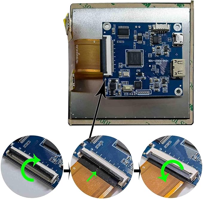 4 4 inch 720x720 300nit IPS MIPI LCD Square Capacitive Touch Screen and Controller Board 40 pins