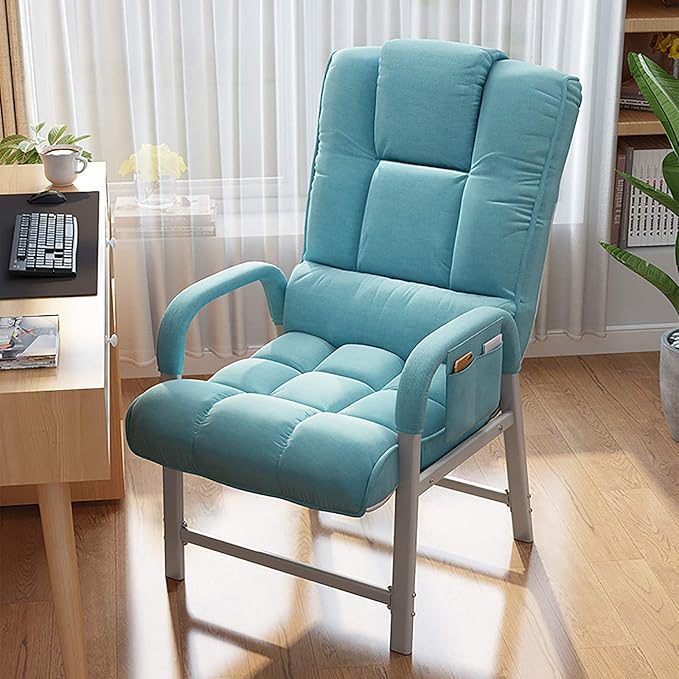 Office Chair Gaming Chair Computer Chair Home Fabric Computer ChairErgonomic Desk Chair High Back Office Chair with Comfortable Seat Cushion and FootrestUpholstered Reclining Conference Ch