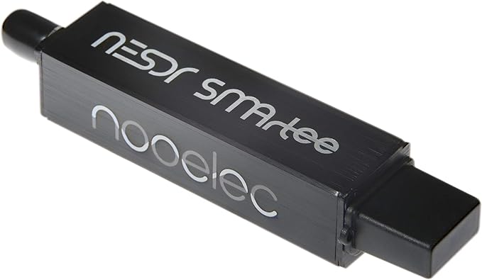 NESDR SMArTee v2 SDR - Premium RTL-SDR w/Integrated Bias Tee Aluminum Enclosure 0.5PPM TCXO SMA Input. RTL2832U &amp R820T2-Based Software Defined Radio